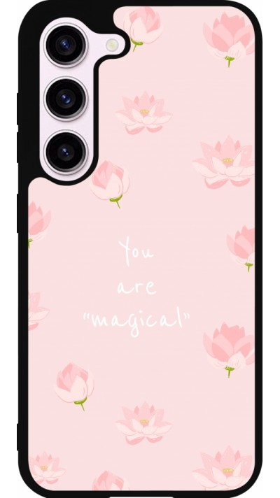 Coque Samsung Galaxy S23 FE - Silicone rigide noir Mom 2023 your are magical Coque Samsung Galaxy S23 FE - Silicone rigide noir Mom 2023 your are magical