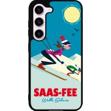 Samsung Galaxy S23 FE Case Hülle - Silikon schwarz Saas-Fee Ski Downhill