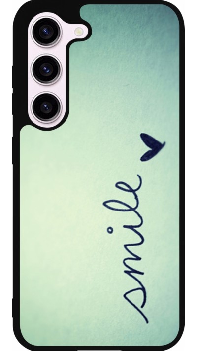 Coque Samsung Galaxy S23 FE - Silicone rigide noir Smile