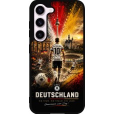 Samsung Galaxy S23 FE Case Hülle - Silikon schwarz Fussball Deutschland splash 2026