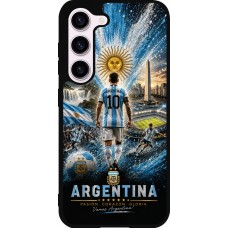 Samsung Galaxy S23 FE Case Hülle - Silikon schwarz Fussball Argentinien splash 2026