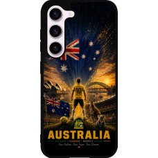 Samsung Galaxy S23 FE Case Hülle - Silikon schwarz Fussball Australien splash 2026