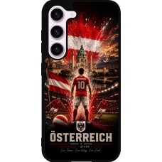 Samsung Galaxy S23 FE Case Hülle - Silikon schwarz Fussball Österreich splash 2026