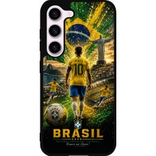 Samsung Galaxy S23 FE Case Hülle - Silikon schwarz Fussball Brasilien splash 2026