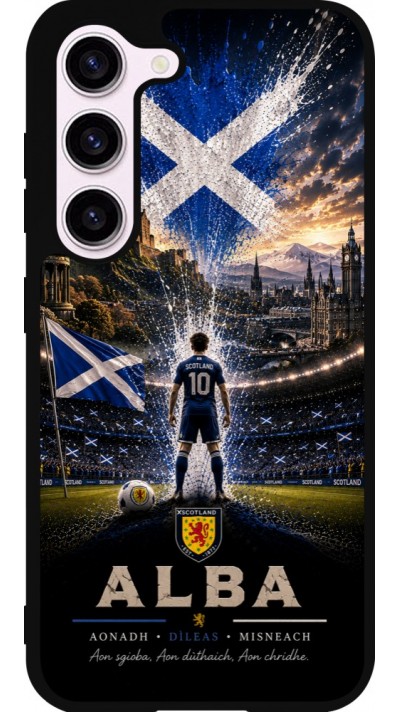 Samsung Galaxy S23 FE Case Hülle - Silikon schwarz Fussball Schottland splash 2026