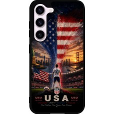 Samsung Galaxy S23 FE Case Hülle - Silikon schwarz Fussball Vereinigten Staaten splash 2026