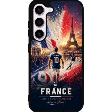 Samsung Galaxy S23 FE Case Hülle - Silikon schwarz Fussball Frankreich splash 2026