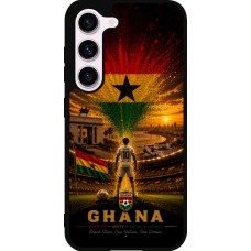 Samsung Galaxy S23 FE Case Hülle - Silikon schwarz Fussball Ghana splash 2026