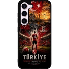 Samsung Galaxy S23 FE Case Hülle - Silikon schwarz Fussball Türkei splash 2026