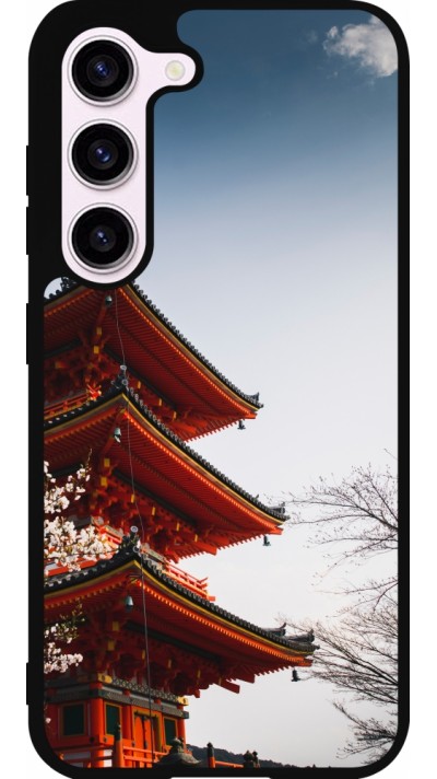 Samsung Galaxy S23 FE Case Hülle - Silikon schwarz Spring 23 Japan