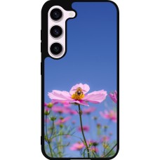 Samsung Galaxy S23 FE Case Hülle - Silikon schwarz Bee on a flower 2026