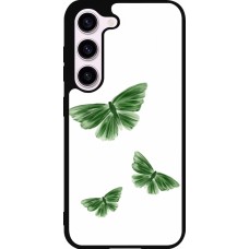 Samsung Galaxy S23 FE Case Hülle - Silikon schwarz Butterflies 2026