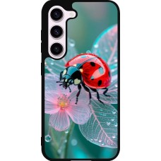 Samsung Galaxy S23 FE Case Hülle - Silikon schwarz Ladybird in bloom 2026