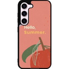 Samsung Galaxy S23 FE Case Hülle - Silikon schwarz Summer 2025 Hello summer
