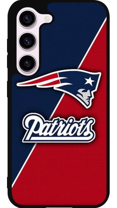 Samsung Galaxy S23 FE Case Hülle - Silikon schwarz Super Bowl 26 Patriots 1
