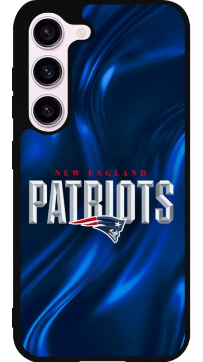 Samsung Galaxy S23 FE Case Hülle - Silikon schwarz Super Bowl 26 Patriots 2