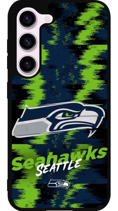 Samsung Galaxy S23 FE Case Hülle - Silikon schwarz Super Bowl 26 Seattle 2