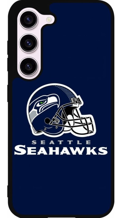 Samsung Galaxy S23 FE Case Hülle - Silikon schwarz Super Bowl 26 Seattle 3