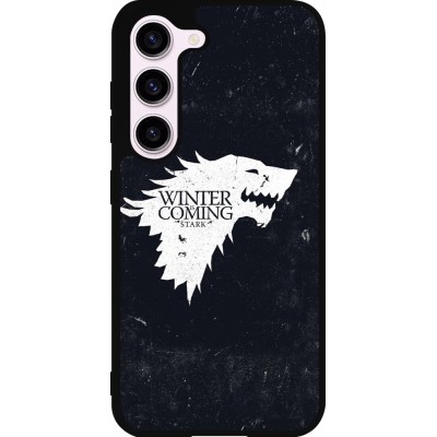 Samsung Galaxy S23 FE Case Hülle - Silikon schwarz Winter is coming Stark