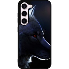 Samsung Galaxy S23 FE Case Hülle - Silikon schwarz Wolf Shape
