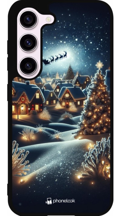 Samsung Galaxy S23 FE Case Hülle - Silikon schwarz Weihnachten 2023 Weihnachten steht vor der Tür