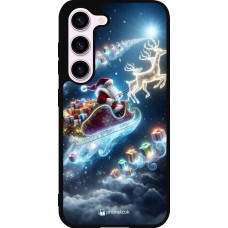Samsung Galaxy S23 FE Case Hülle - Silikon schwarz Weihnachten 2023 Verzauberter Weihnachtsmann