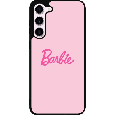 Samsung Galaxy S23+ Case Hülle - Silikon schwarz Barbie Text