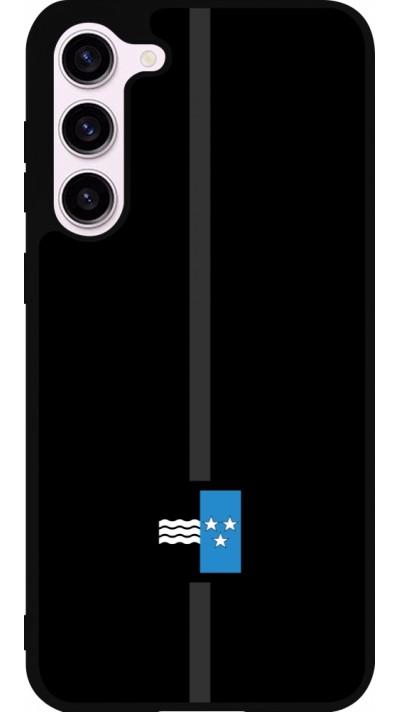Coque Samsung Galaxy S23+ - Silicone rigide noir Canton AG noir