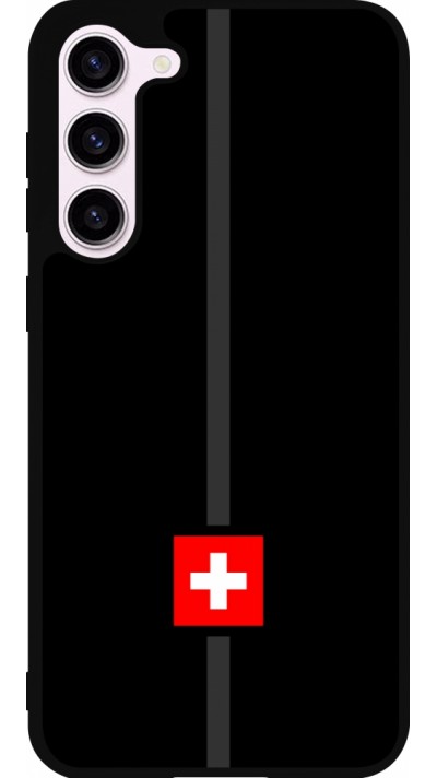 Coque Samsung Galaxy S23+ - Silicone rigide noir Canton CH noir