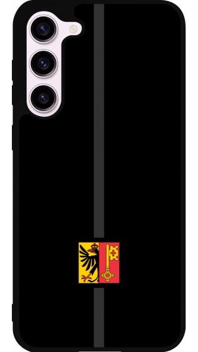 Coque Samsung Galaxy S23+ - Silicone rigide noir Canton GE noir