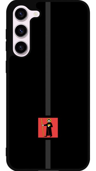 Coque Samsung Galaxy S23+ - Silicone rigide noir Canton GL noir