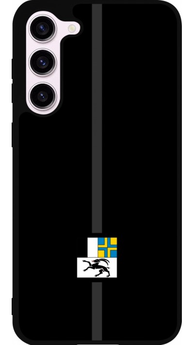 Coque Samsung Galaxy S23+ - Silicone rigide noir Canton GR noir