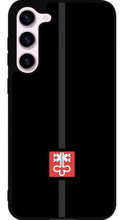 Coque Samsung Galaxy S23+ - Silicone rigide noir Canton NW noir
