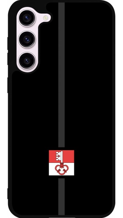 Coque Samsung Galaxy S23+ - Silicone rigide noir Canton OW noir