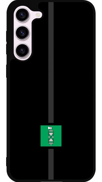 Coque Samsung Galaxy S23+ - Silicone rigide noir Canton SG noir