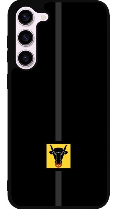 Coque Samsung Galaxy S23+ - Silicone rigide noir Canton UR noir