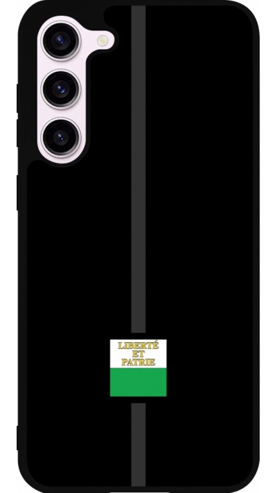 Coque Samsung Galaxy S23+ - Silicone rigide noir Canton VD noir