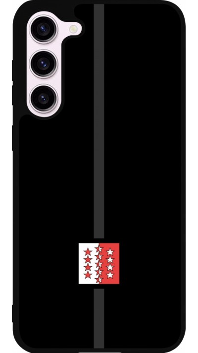 Coque Samsung Galaxy S23+ - Silicone rigide noir Canton VS noir
