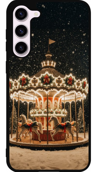Samsung Galaxy S23+ Case Hülle - Silikon schwarz Christmas 25 Carousel