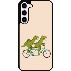 Samsung Galaxy S23+ Case Hülle - Silikon schwarz Dinosaurs on bikes 2026