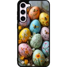 Samsung Galaxy S23+ Case Hülle - Silikon schwarz Easter 2026 Eggs with bees