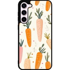 Samsung Galaxy S23+ Case Hülle - Silikon schwarz Easter 2026 Illustration carrots