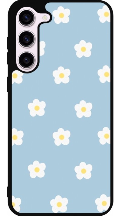 Coque Samsung Galaxy S23+ - Silicone rigide noir Easter 2024 daisy flower