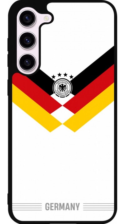 Samsung Galaxy S23+ Case Hülle - Silikon schwarz Deutschland 2026 personalisierbares Fussballtrikot