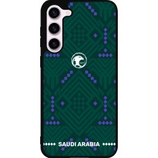 Samsung Galaxy S23+ Case Hülle - Silikon schwarz Saudi Arabien 2026 personalisierbares Fussballtrikot