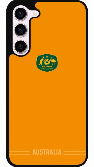 Samsung Galaxy S23+ Case Hülle - Silikon schwarz Australien 2026 personalisierbares Fussballtrikot