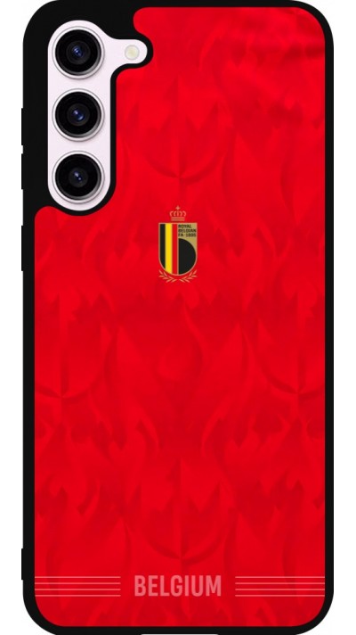 Samsung Galaxy S23+ Case Hülle - Silikon schwarz Belgien 2026 personalisierbares Fussballtrikot