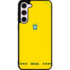 Samsung Galaxy S23+ Case Hülle - Silikon schwarz Brasilien 2026 personalisierbares Fussballtrikot