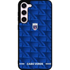 Samsung Galaxy S23+ Case Hülle - Silikon schwarz Kap Verde 2026 personalisierbares Fussballtrikot