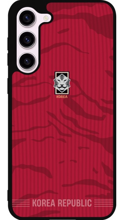 Samsung Galaxy S23+ Case Hülle - Silikon schwarz Südkorea 2026 personalisierbares Fussballtrikot